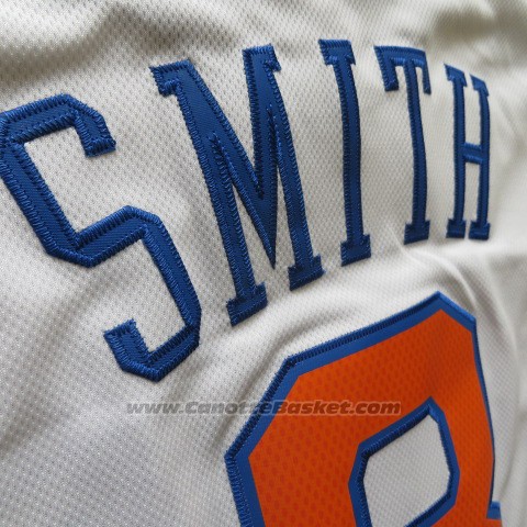 Maglia New York Knicks JR Smith #8 Bianco